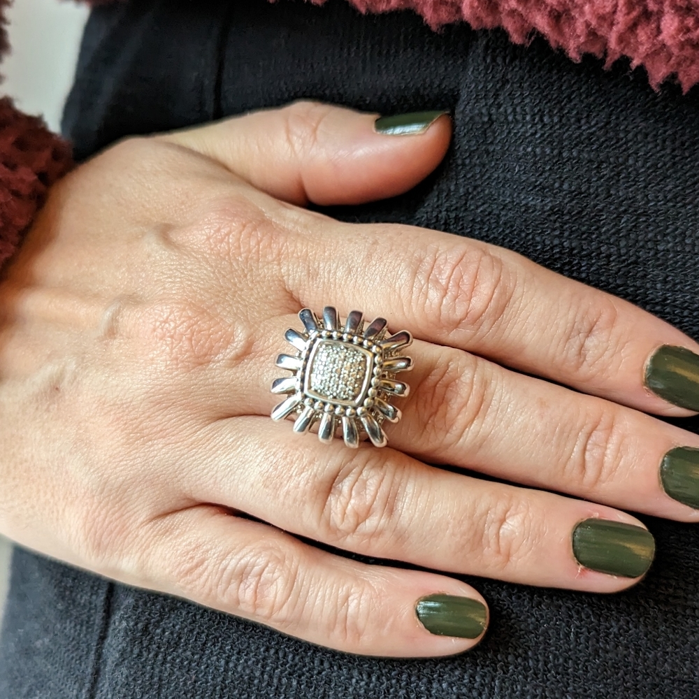 Lagos Diamond Caviar Ring